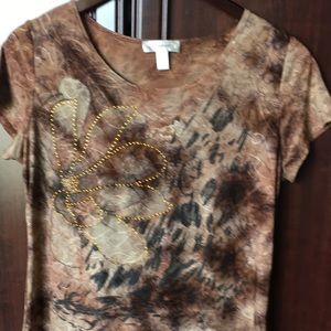 Dress Barn women’s top size m short sleeve